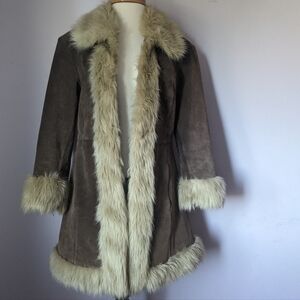 Genuine Leather Shearling Pennylane Coat